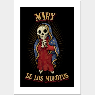 Mary de los Muertos Posters and Art